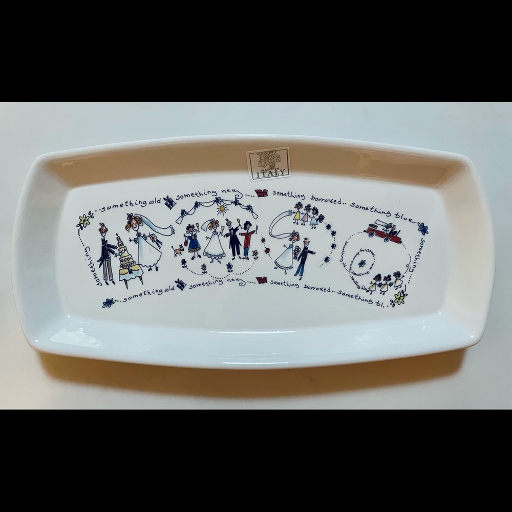 NEW Bridal serving plate